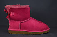 Ugg Australia Mini Bailey Bow II ботинки угги зимние мех цигейка овчина. Оригинал. 33 р./22 см.