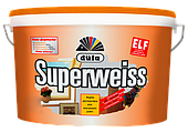 Суперстійка вінілова фарба Dufa Superweiss D4 біла 10 л
