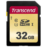 Картка пам'яті Transcend 32GB SDHC class 10 UHS-I U1 (TS32GSDC500S) PRS