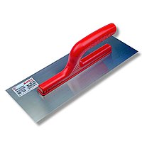 Гладилка штукатурна 35 см Smart Plaster Trowel, нержавіюча сталь, червона (155)