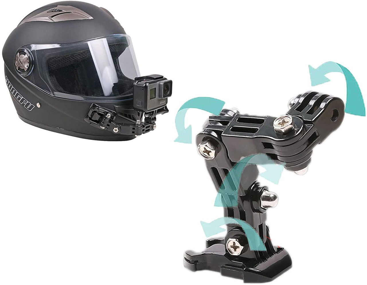 Кріплення на шолом мотоцикл для екшн-камери ACprof MH-K01 kr - фото 4 - id-p2063272218