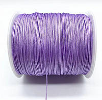 Шнур шамбала 1 мм нейлоновый капроновый фиолетовый