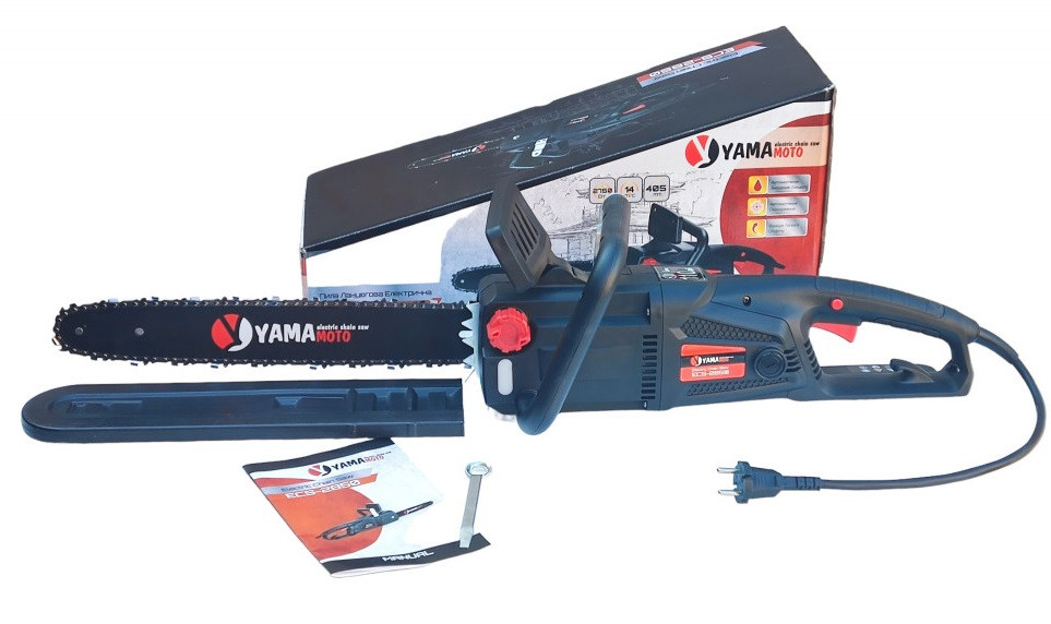 Електропила YamaMoto ECS-2850 (Потужність 2750Вт, Шина 405мм, Прямий двигун), фото 1