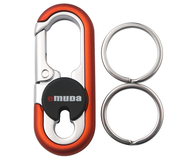 Брелок-карабін для ключіс Omuda A3746 Orange