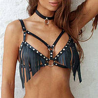 Ліф зі шкіряних ремінців Angels Passion