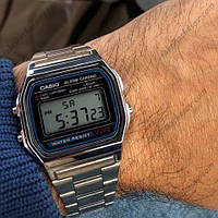 Часы CASIO A168WA-1YES годинник A158WA-1 vintage