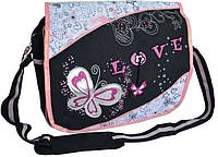 Сумка молодежная 1 сентября Love Butterfly 40x27x12 см 13л