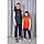 Двостороння демісезонна жилетка NEW, Чорний з помаранчевим, для хлопчика, від 116-122см до 158-164см, фото 3