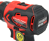 Шуруповерт акумуляторний з безщітковим двигуном START PRO SCD2-12/2BD BRUSHLESS, 10 мм, 1650 об/хв, Li-ion, фото 9