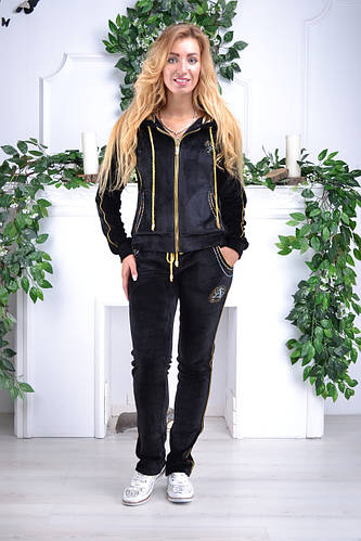 Купить Стильный гламурный велюровый спортивный костюм женский Турция ...