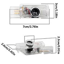 Проєктор підсвітка логотипу для дверей Mercedes-Benz (Мерседес) R (W215), ML (W164), GL( X164) - Logo+AMG, фото 5