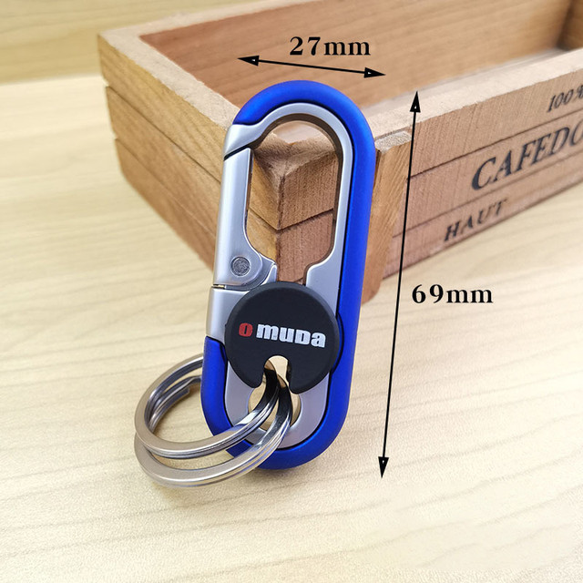 Брелок-карабин для ключей Omuda A3746 Blue Брелок-карабин для ключей Omuda A3746 Blue