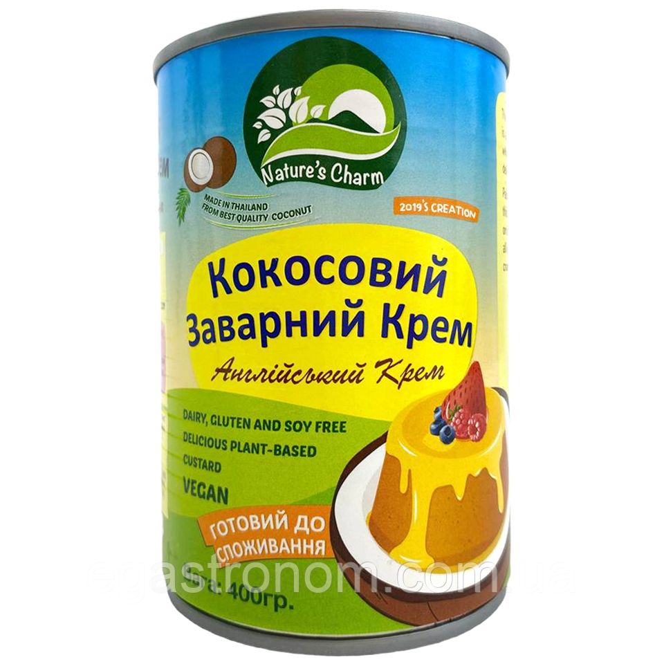 Крем кокосовий заварний Натурес Шарм Nature's Charm 400g 24шт/ящ (Код: 00-00015732)