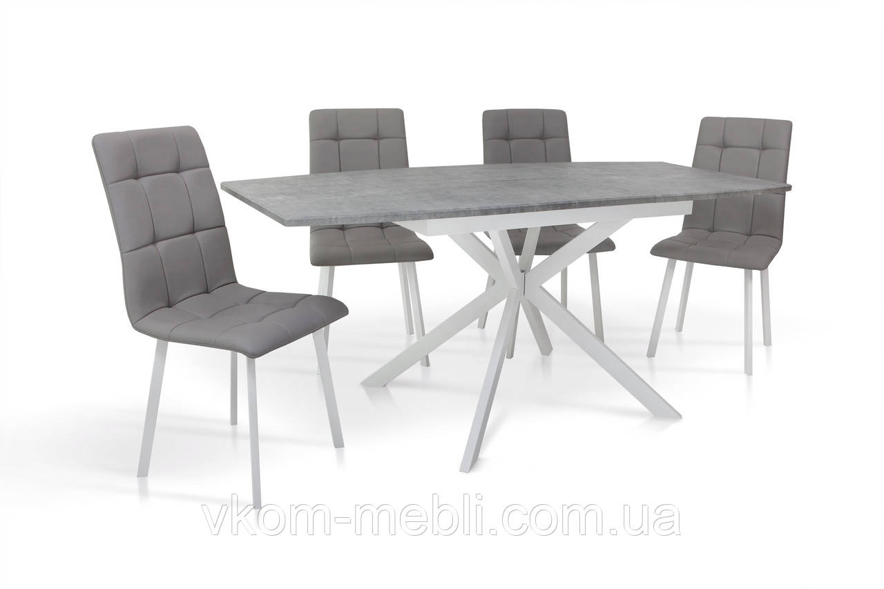 Стіл обідній Соло розкладний 110/ 145х70 см, фото 1