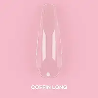 LunaMoon гелевые типсы Coffin Long , 500шт