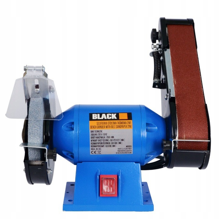 Стрічковою шліфувальна машина BLACK-46505 Точило 250 Вт, стрічка 50x686 мм, фото 1