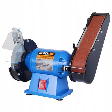 Верстат точильний дисково-стрічковий BLACK-46505 150 мм, 50x686 мм, фото 1