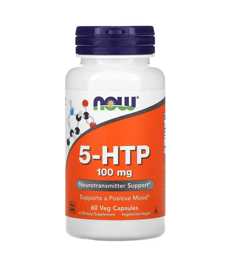 NOW Foods 5-HTP 100 мг 60 капсул