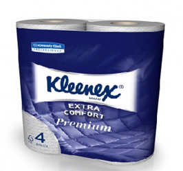 Папір білий туалетний у рулонах, 4 шари, 19,2 м, Kleenex Premium Kimberly-Clark