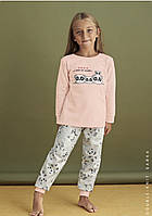 Утепленная пижама для девочки ТМ KAZAN розовая 92, 98, 104, 110, 116