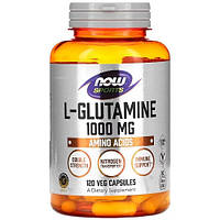 Глютамин Now L-Glutamine 1000 mg (120 капсул.)