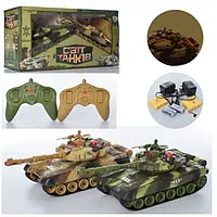 Набір ігровий М 5525 (12 шт.) танк 2 шт.,31 см, р/у, акум,звук,світло, пересув.кабіна, в кор-ку,55-18-25,5 см