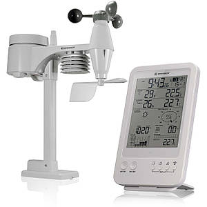 Домашня метеостанція Bresser Weather Center 5-in-1 | Температура, Вологість, Прогноз погоди, Швидкості та напрямок вітру