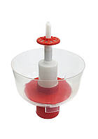 Мийка-стерилізатор для пляшок червона, 18х18х18 см
