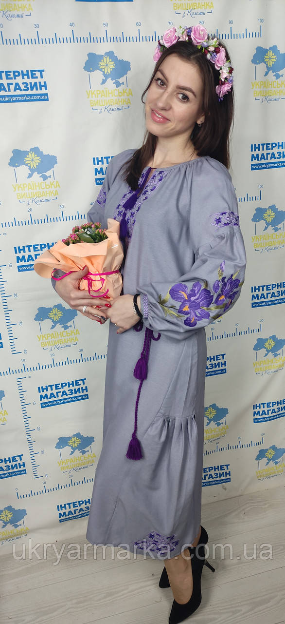 Модна вишита сукня "Ірисова Арлін"