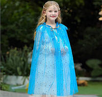 Накидка  для девочек к костюму Фрозен, Звездочка, Ночка, Фея, Колдунья,  Волшебница