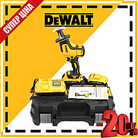 Пила сабельная аккумуляторная DeWalt DCS312NT (24V, 4AH) Ножовка Деволт