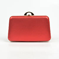Елегантний вечірній клатч жіночий бокс червоного кольору на ланцюжку, Червона випускна міні сумочка клатч на плече