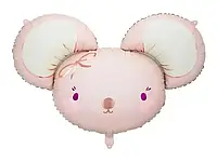 "Голова мишки" рожева 68х59 см