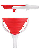 Лейка складная силиконовая Dexas Collapsible POP Funnel Red 6,5см красный (GCF2-1795)