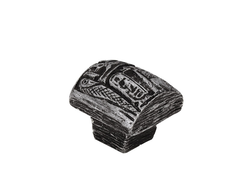 Ручка -кнопка меблева  Africa Egypt  SIRH101-36 AntikSilver 34x29 мм, фото 1