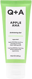 Відлущувальний гель для обличчя Q+A Apple AHA Exfoliating Gel 75 мл (оригінал оригінал Англія)