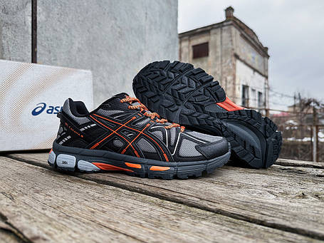 Чоловічі кросівки Asics Gel-Kahana 8 Grey Orange серые с оранжевым, фото 1