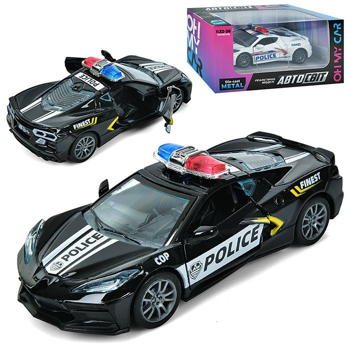 Машина металева Ferrari Police (AS-3002)