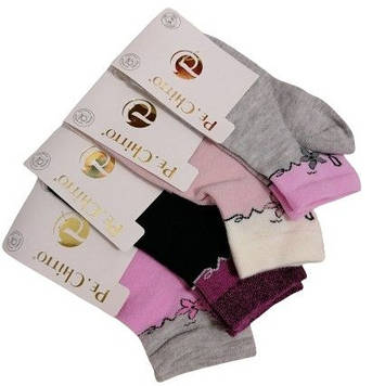 Шкарпетки бавовна 5-7, 7-9 років для дівчинки