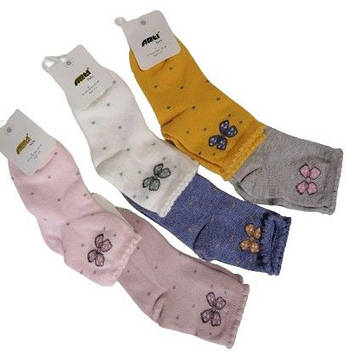 Дитячі шкарпетки бавовна 3-6 років для дівчинки