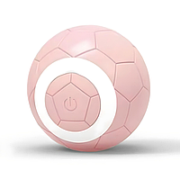 Мячик шарик для кошек, USB smart игрушка YoYo SS-001 со световой индикацией, хаотичным движением football pink