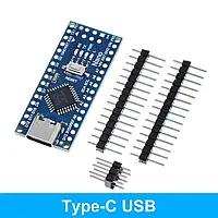 Arduino NANO V3.0, ATmega328P, CH340, 5В, 16МГц, Type-C USB