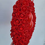 Червоне серце з троянд, фото 4
