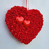 Червоне серце з троянд, фото 7