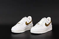 Женские кроссовки Nike Air Force Snake (белые) спортивные повседневные деми кроссы Y12386