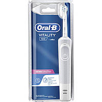 Электрическая зубная щетка Braun Oral-B Vitality 100 Sensi UltraThin White