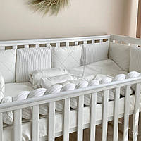Комплект постельного белья для новорожденного DreamLand молочный