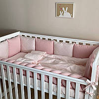 Комплект постельного белья для новорожденного DreamLand пудра