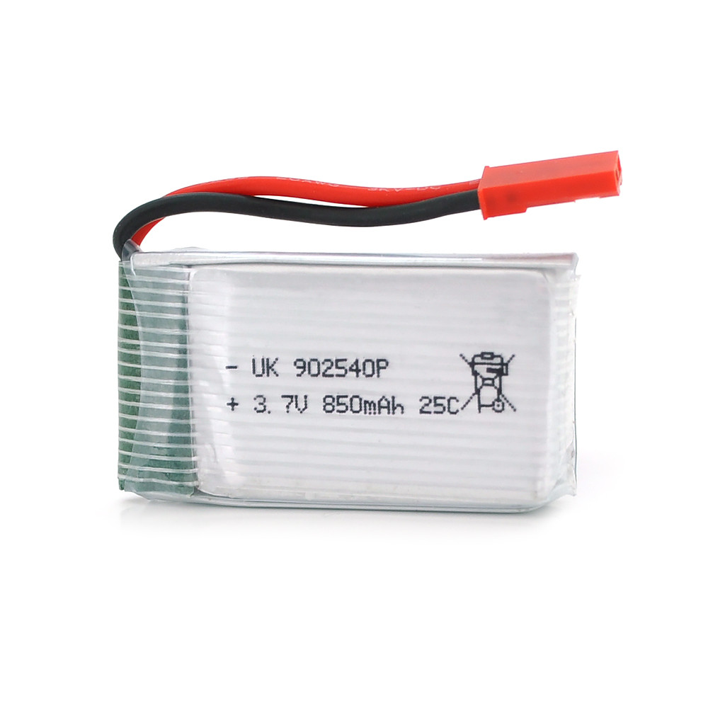 Акумулятор 9*25*40P 25C, 3.7V (850mAh), 2 контакти