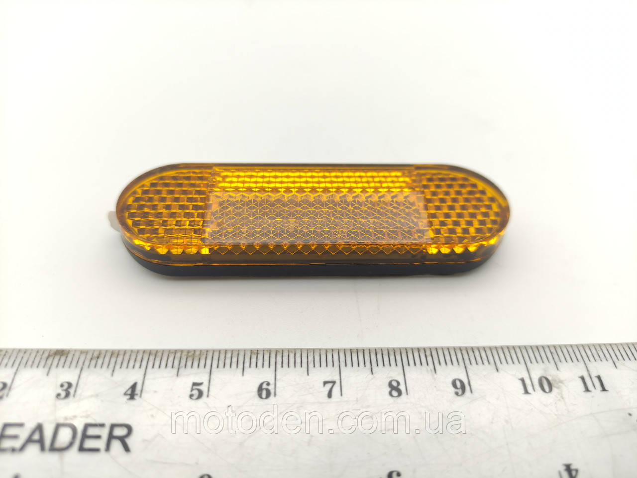 Ninebot MAX G30 жовтий катафот 73х23мм, фото 1